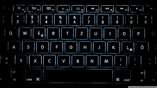 черная компьютерная клавиатура, клавиатуры, технологии, темный, черный фон, цифры, HD обои HD wallpaper