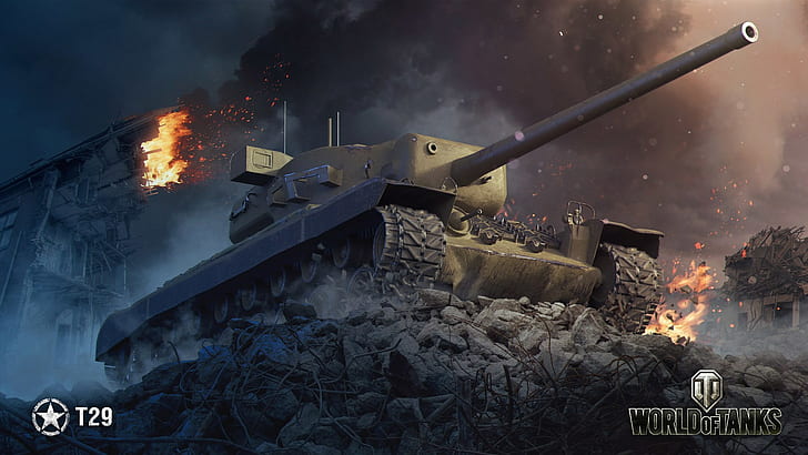 WoT, World of Tanks, Wargaming, amerikanischer Panzer, T29, HD-Hintergrundbild