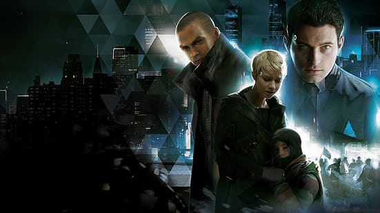  Quantic Dream, Detroit, Game, Characters, Detroit Become Human, HD wallpaper HD wallpaper