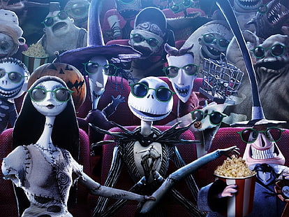 ภาพยนตร์เรื่อง The Nightmare Before Christmas, วอลล์เปเปอร์ HD HD wallpaper