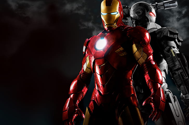 Iron Man, Iron Man 2, War Machine, Fondo de pantalla HD