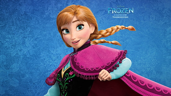 Принцесса Анна, Frozen (фильм), кино, HD обои HD wallpaper