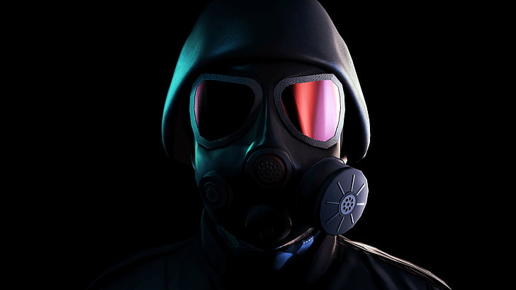 Video Game, Hunt Down The Freeman, Gas Mask, HD wallpaper