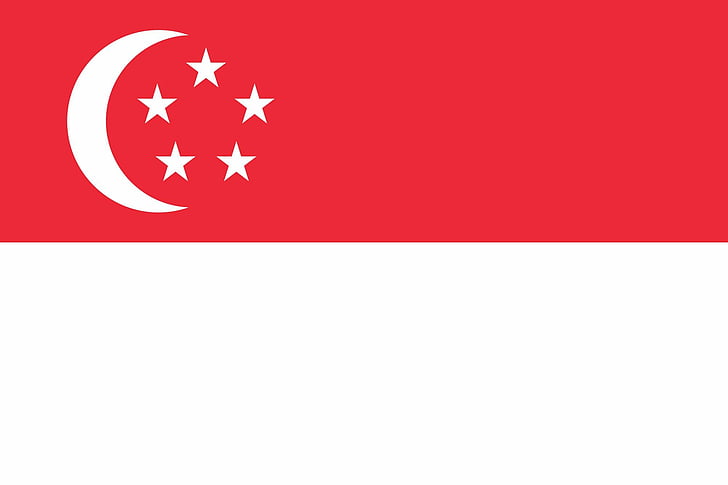 Bandeira 2000px, cingapura svg, HD papel de parede