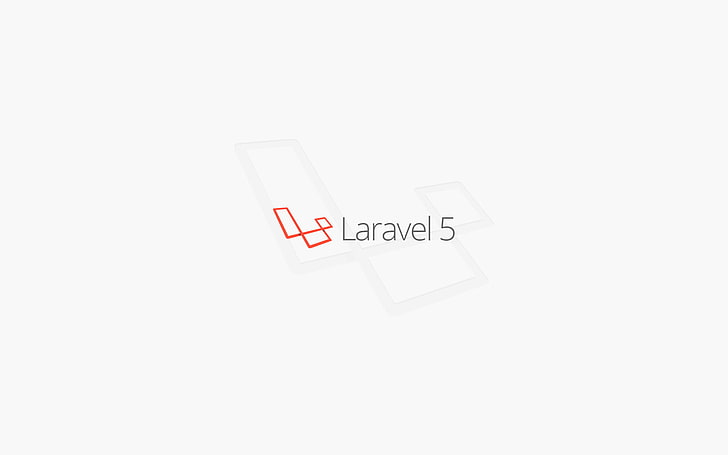 Logotipo do Laravel 5, Laravel, simples, código, programação, PHP, HD papel de parede