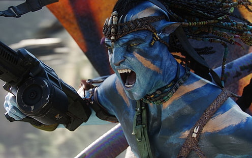 Jake Sully in War Avatar Movie, ilustrasi avatar, film, avatar, jake, sully, Wallpaper HD HD wallpaper
