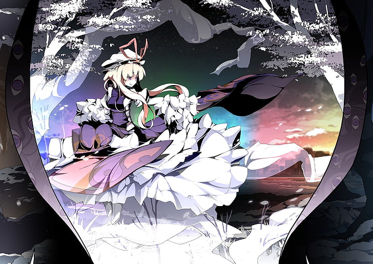 Touhou, Yakumo Yukari, HD-Hintergrundbild