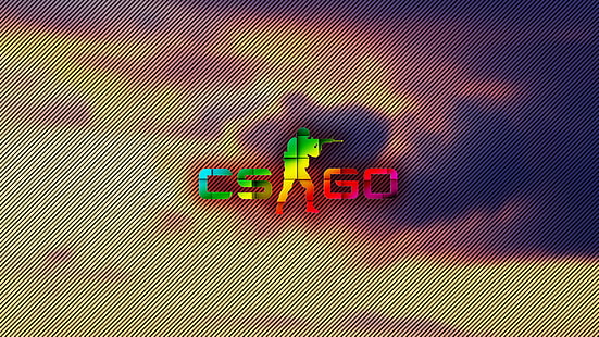 Logo CS Go, Counter-Strike: Global Offensive, Steam (perangkat lunak), Valve, Wallpaper HD HD wallpaper