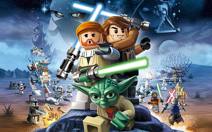 LEGO Star Wars III: Войны клонов, LEGO, Звездные войны, HD обои