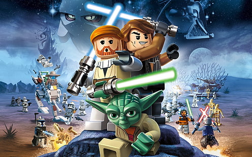 LEGO Star Wars III: Войны клонов, LEGO, Звездные войны, HD обои HD wallpaper