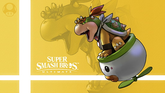 วิดีโอเกม, Super Smash Bros. Ultimate, Bowser Jr., วอลล์เปเปอร์ HD HD wallpaper