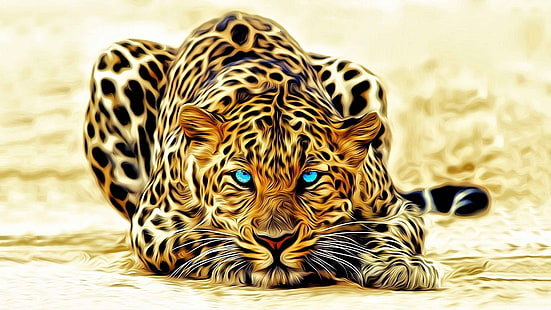 leopard 4k high resolution  for desktop  download, HD wallpaper HD wallpaper