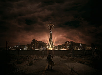 Fallout New Vegas, игра дигитален тапет, игри, Fallout, нов вегас, HD тапет HD wallpaper
