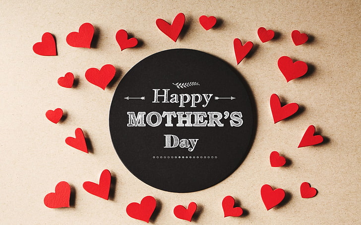Happy Mother's Day Heart, Festivals / Holidays, , heart, holiday, mother day, 2016, HD wallpaper