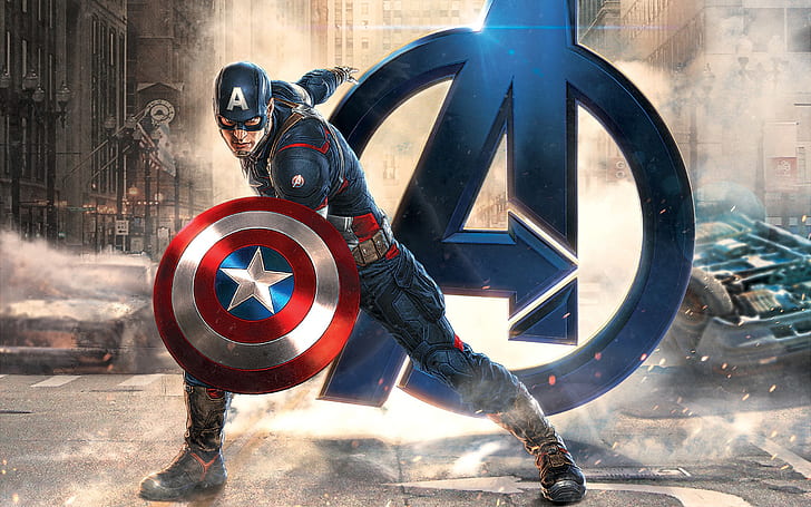 Kapitan Ameryka Avengers, Ameryka, Kapitan, Avengers, Tapety HD
