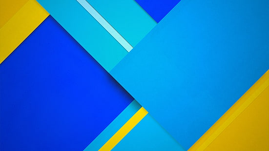 Materiale design, blu, 4K, Sfondo HD HD wallpaper