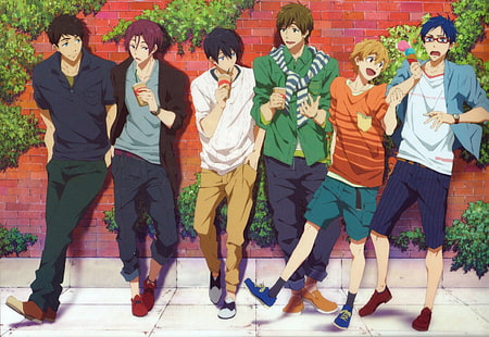 karakter,!, hazuki, makoto, nagisa, rei, ryuugazaki, serisi, tachibana, HD masaüstü duvar kağıdı HD wallpaper