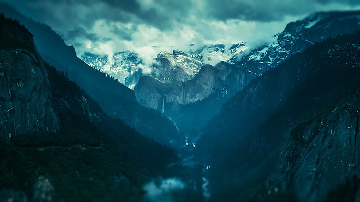 schneebedeckter Berg, Natur, Berge, HD-Hintergrundbild