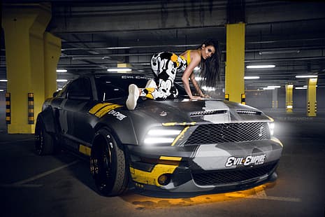  car, machine, auto, girl, city, fog, race, Mustang, brunette, sports car, camouflage, need for speed, Ford, cars, smoke, nfs, Empire, Ford Mustang, Mickey mouse, sport car, mouse, need 4 speed, miki, mustang 5.0, spb, car and girl, sport cars, ee team, camo, nfs mw, girl and car, need for sped, need for speed 2, evil empere, camouflag, Mustang evil, evil mustang, miki mouse, the girl and the car, HD wallpaper HD wallpaper