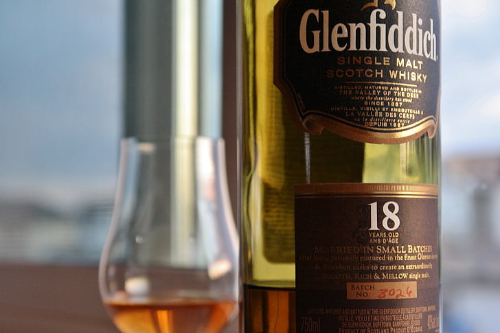 Mat, whisky, Glenfiddich, malt, skotsk, singel, HD tapet