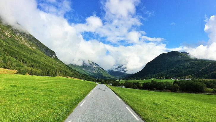 자연, 풍경, 산도, 노르웨이, HD 배경 화면