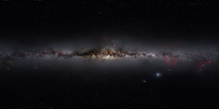 Milchstraße, Weltraum, digitale Kunst, Weltraumkunst, Milchstraße, Galaxie, HD-Hintergrundbild