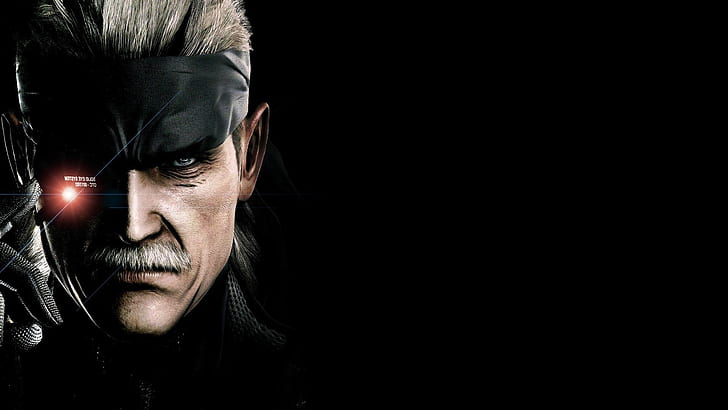 Metal Gear Solid Black Face HD, ular dari metal gear, video game, hitam, wajah, metal, gear, solid, Wallpaper HD