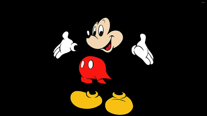 Mickey Mouse 4K, Mickey, Rato, HD papel de parede