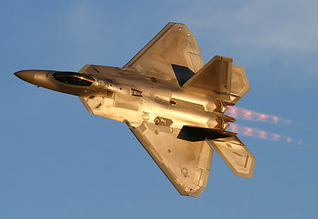 Caças a jato, Lockheed Martin F-22 Raptor, Aeronaves, Caça a jato, HD papel de parede HD wallpaper