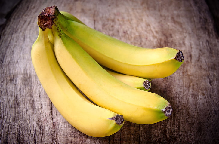 гроздь спелых бананов, желтый, фон, широкоформатные, обои, еда, фрукты, бананы, банан, полноэкранные, HD обои, полноэкранные, HD обои
