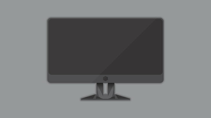 vektor, monitor, Wallpaper HD