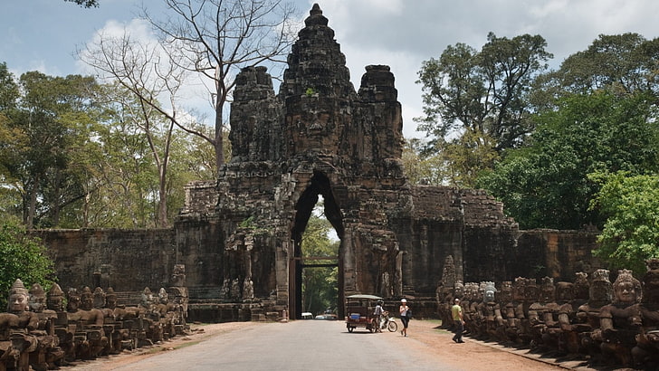 Kuil, Angkor Thom, Wallpaper HD