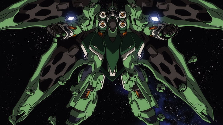 green and black Gundam illustration, Mobile Suit Gundam, Kchatrya, Marida Cruz, HD wallpaper