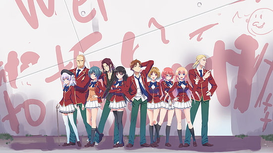 Anime, Ruang Kelas Elite, Kikyo Kushida, Suzune Horikita, Wallpaper HD HD wallpaper