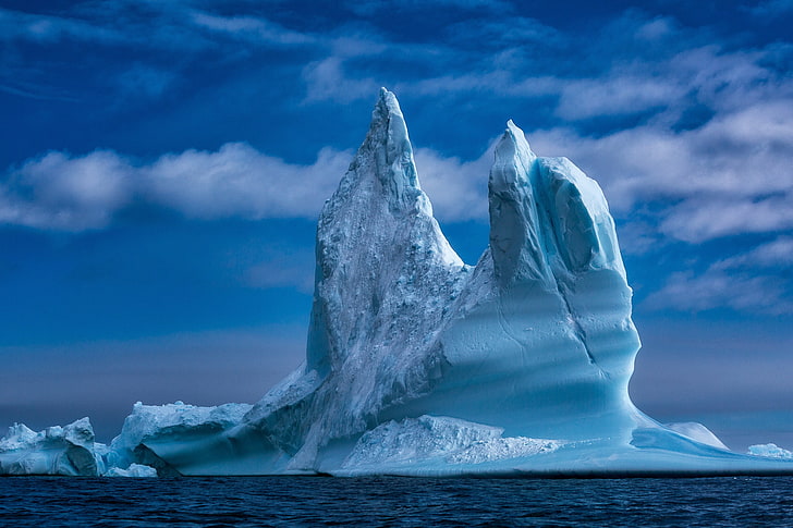 natur, hav, Arktis, isberg, HD tapet