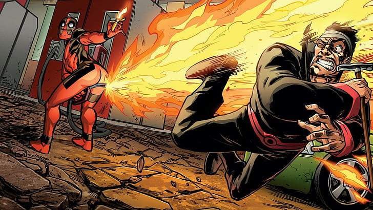 Deadpool Gas Fart Marvel Android, histórias em quadrinhos, android, deadpool, peido, maravilha, HD papel de parede