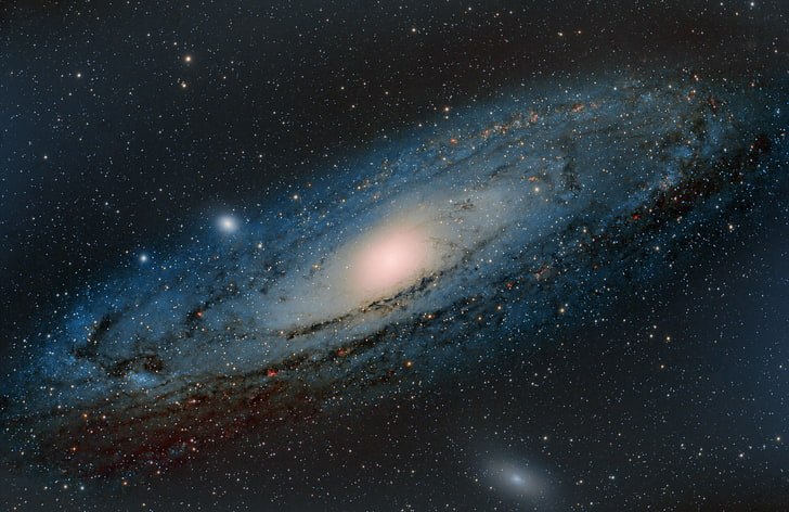 illustration du système solaire, Andromède, galaxie, m31, Fond d'écran HD