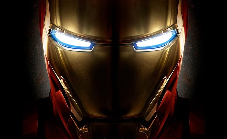 Iron Man Hjälm, Marvel Iron-Man tapet, Filmer, Iron Man, Hjälm, HD tapet
