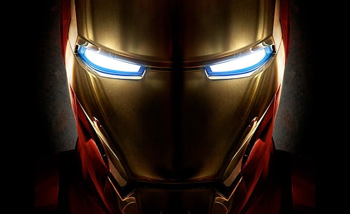 Iron Man Hjälm, Marvel Iron-Man tapet, Filmer, Iron Man, Hjälm, HD tapet HD wallpaper