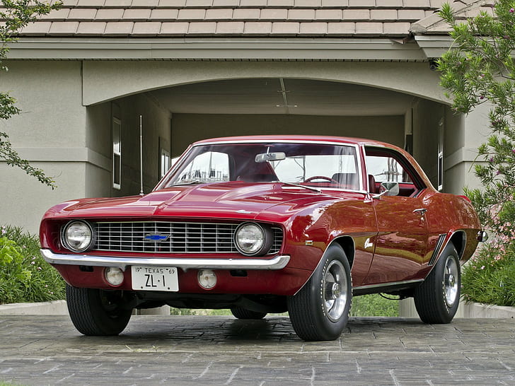 1969, Camaro, Chevrolet, классика, Copo, мышцы, ZL1, HD обои