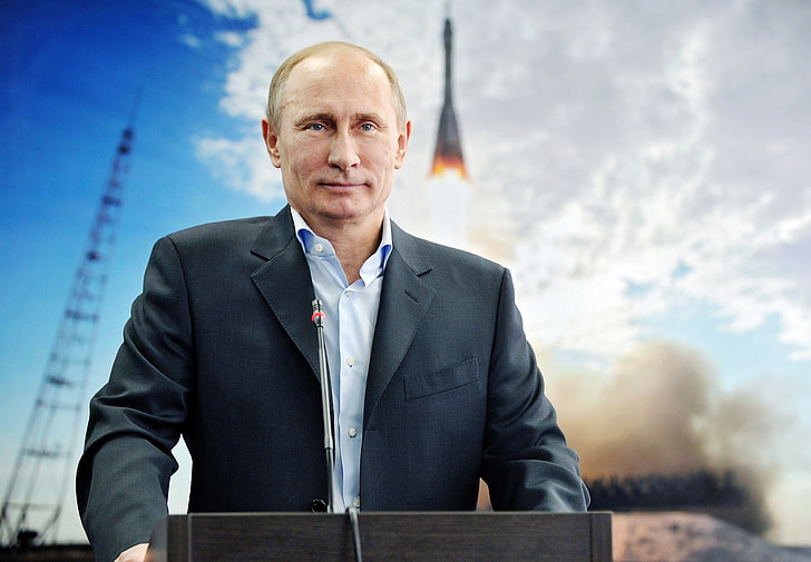 プーチン大統領、プーチン大統領、ロシア、大統領、ロケット、プーチン大統領、 HDデスクトップの壁紙