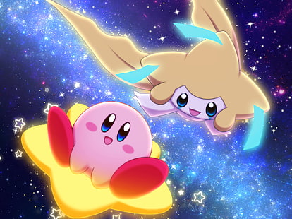 Videospiel, Frequenzweiche, Jirachi (Pokémon), Kirby, Pokémon, HD-Hintergrundbild HD wallpaper