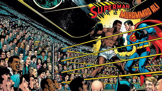Superman, Superman vs. Muhammad Ali, HD papel de parede HD wallpaper