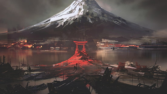 Berg Fuji, HD-Hintergrundbild HD wallpaper