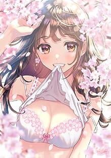 Anime, Anime Girls, 2D, Porträtanzeige, vertikale, digitale Kunst, Kunstwerk, HD-Hintergrundbild HD wallpaper