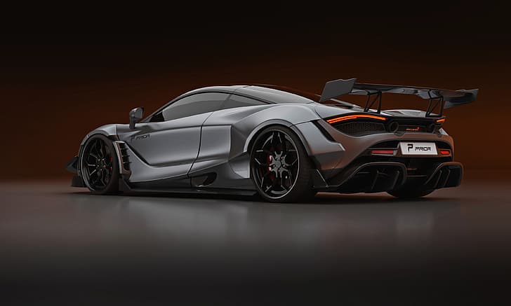 McLaren, Prior Design, 2020, 720S, dyfuzor, zestaw szerokokadłubowy, Tapety HD