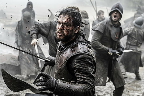 6 musim, Kit Harington, Jon Snow, Game of Thrones, Wallpaper HD HD wallpaper