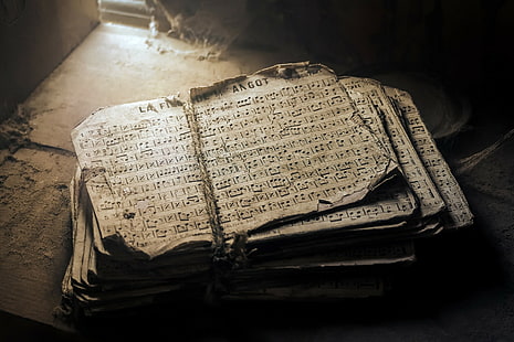vintage, old, paper, music, musical notes, HD wallpaper HD wallpaper