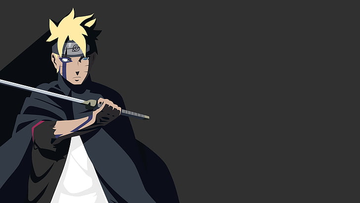 Anime, Boruto, Boruto Uzumaki, Boruto: Naruto Next Generations, Minimalist, HD wallpaper