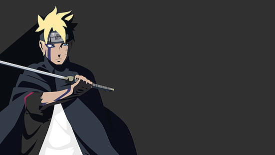 Anime, Boruto, Boruto Uzumaki, Boruto: Naruto Next Generations, Minimaliste, Fond d'écran HD HD wallpaper